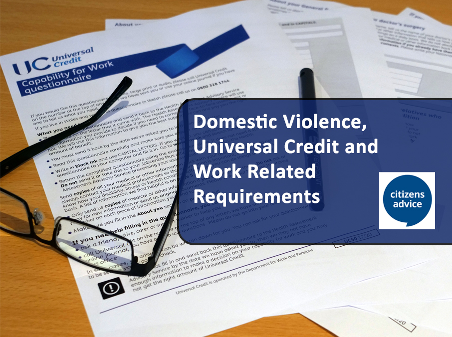 Domestic Violence, Universal Credit and Work Related Requirements