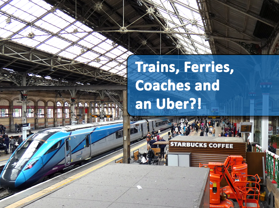 Trains, Ferries, Coaches and an Uber?!